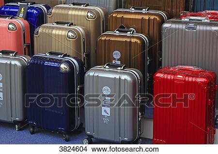 Asia, China, Shanghai. Suitcases. View Large Photo Image Picture - Asia, China, Shanghai. Suitcases.. Fotosearch