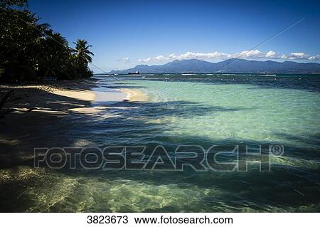 Beach and sea, Gosier island, Guadeloupe, France View Large Photo Image Stock Image - Beach and sea, Gosier island, Guadeloupe, France. Fotosearch