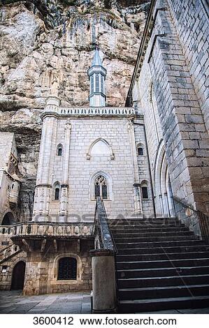 Building inside the Shrine of Rocamadour, Lot, France View Large Photo Image Stock Image - Building inside the Shrine of Rocamadour, Lot, France. Fotosearch