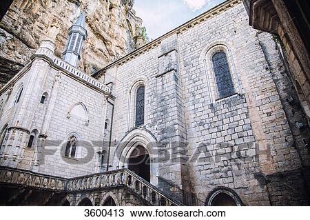 Building inside the Shrine of Rocamadour, Lot, France View Large Photo Image Stock Image - Building inside the Shrine of Rocamadour, Lot, France. Fotosearch