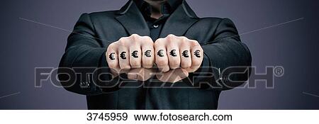 Businessman tattooed fists View Large Photo Image Stock Photo - Businessman tattooed fists. Fotosearch