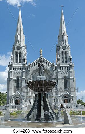 Canada, Province of Quebec. Saint Anne de Beaupre's basilica is a place of pilgrimage View Large Photo Image Stock Photo - Canada, Province of Quebec. Saint Anne de Beaupre's basilica is a place of pilgrimage. Fotosearch