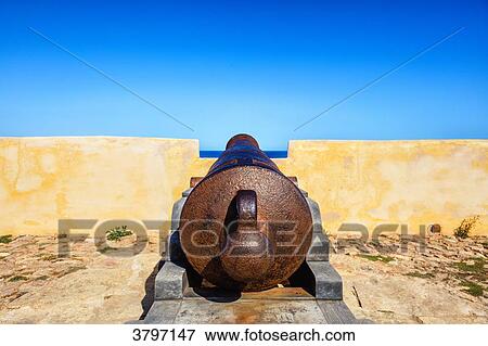 Stock Photo - Canon of the porta e pano of Muralha da praca region of Algarve, Portugal. Fotosearch