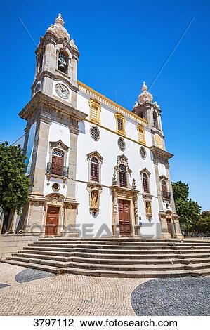 Carmel Church in Faro, city of Faro, Algarve region, Portugal View Large Photo Image Stock Image - Carmel Church in Faro, city of Faro, Algarve region, Portugal. Fotosearch