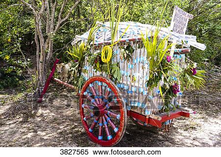 Cart decorated, Saint-Louis, Marie-Galante, Guadeloupe, France View Large Photo Image Stock Photography - Cart decorated, Saint-Louis, Marie-Galante, Guadeloupe, France. Fotosearch
