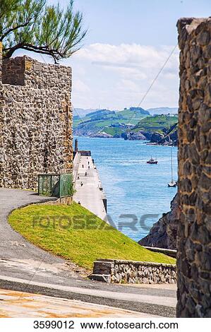 Stock Image - Castro Urdiales, Spain. Fotosearch