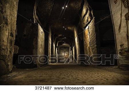 Catacombs of San Gaudioso, Province of Naples, Campania, Italy View Large Photo Image Stock Photo - Catacombs of San Gaudioso, Province of Naples, Campania, Italy. Fotosearch
