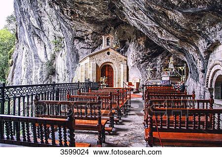 Picture - Caves of Covadonga, Asturias, Spain. Fotosearch