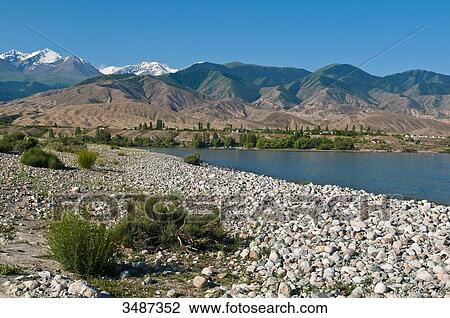Central Asia, Kyrgyzstan, Issyk Kul Province (Ysyk-Kl), the Issyk Kul lake culminates at 1, 606 m above sea level View Large Photo Image Stock Image - Central Asia, Kyrgyzstan, Issyk Kul Province (Ysyk-Kl), the Issyk Kul lake culminates at 1, 606 m above sea level. Fotosearch