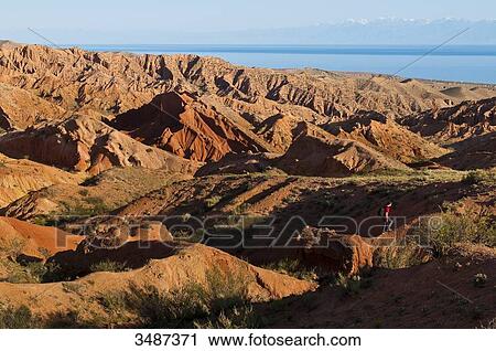 Stock Image - Central Asia, Kyrgyzstan, Issyk Kul Province (Ysyk-Kl), the Shaska valley. Fotosearch