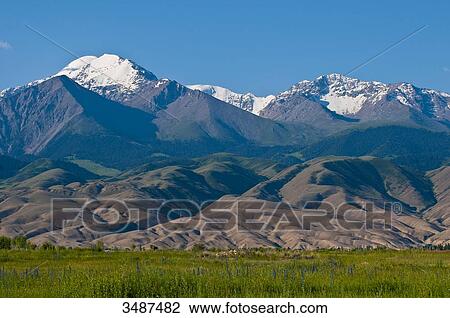 Central Asia, Kyrgyzstan, Issyk Kul Province (Ysyk-Kl), Issyk Kul lake, Barskoon mountains View Large Photo Image Stock Image - Central Asia, Kyrgyzstan, Issyk Kul Province (Ysyk-Kl), Issyk Kul lake, Barskoon mountains. Fotosearch