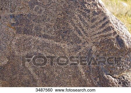 Central Asia, Kyrgyzstan, Issyk Kul Province (Ysyk-Kl), Issyk Kul Lake, Cholpon Ata, petroglyph depicting a hunting scene View Large Photo Image Stock Image - Central Asia, Kyrgyzstan, Issyk Kul Province (Ysyk-Kl), Issyk Kul Lake, Cholpon Ata, petroglyph depicting a hunting scene. Fotosearch
