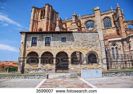 Church, Harbour Castro Urdiales, Spain View Large Photo Image Stock Photo - Church, Harbour Castro Urdiales, Spain. Fotosearch