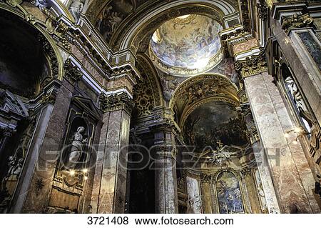 Church interior Santa Maria Maddalena, Rome, Lazio, Italy View Large Photo Image Stock Photo - Church interior Santa Maria Maddalena, Rome, Lazio, Italy. Fotosearch