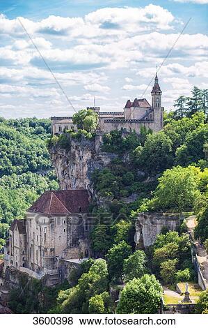 City of Rocamadour, France View Large Photo Image Stock Photo - City of Rocamadour, France. Fotosearch