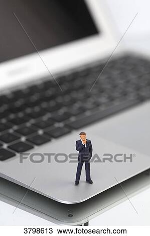 Computer and man View Large Photo Image Stock Image - Computer and man. Fotosearch