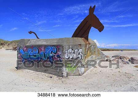 Denmark, Blvand. The beach. View Large Photo Image Stock Photo - Denmark, Blvand. The beach.. Fotosearch
