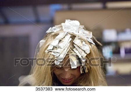 Dyeing hair strand View Large Photo Image Stock Image - Dyeing hair strand. Fotosearch