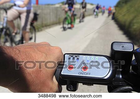 Electric bike. View Large Photo Image Stock Photo - Electric bike.. Fotosearch