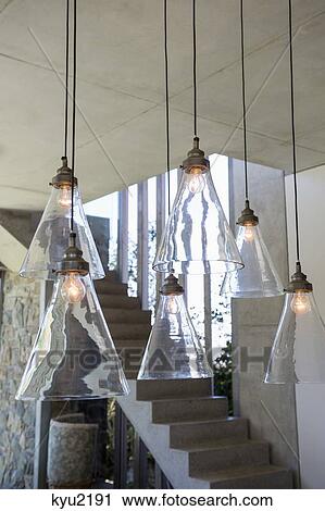 Electric lamps lit up at home View Large Photo Image Stock Image - Electric lamps lit up at home. Fotosearch