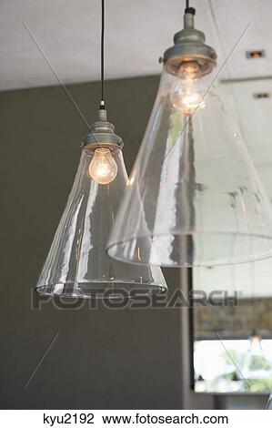 Electric lamps lit up at home View Large Photo Image Stock Image - Electric lamps lit up at home. Fotosearch