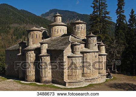 Europe, Grece, Plain of Thessaly, Valley of Penee, World Heritage of UNESCO since 1988, Orthodox Christian monasteries of Meteora perched atop impressive gray rock masses sculpted by erosion, Pinde Moutains, not far from Doliana village, the Timios View Large Photo Image Stock Image - Europe, Grece, Plain of Thessaly, Valley of Penee, World Heritage of UNESCO since 1988, Orthodox Christian monasteries of Meteora perched atop impressive gray rock masses sculpted by erosion, Pinde Moutains, not far from Doliana village, the Timios. Fotosearch