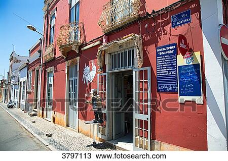Facade of a rua da boavista restaurant, city of Faro, Algarve region, Portugal View Large Photo Image Stock Image - Facade of a rua da boavista restaurant, city of Faro, Algarve region, Portugal. Fotosearch