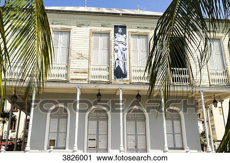 Former board of trade, Saint-Pierre, Martinique, France View Large Photo Image Stock Image - Former board of trade, Saint-Pierre, Martinique, France. Fotosearch