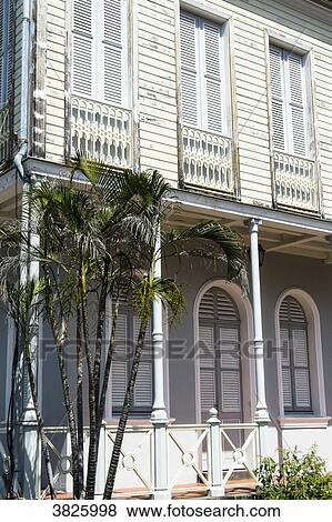 Former board of trade, Saint-Pierre, Martinique, France View Large Photo Image Stock Photo - Former board of trade, Saint-Pierre, Martinique, France. Fotosearch