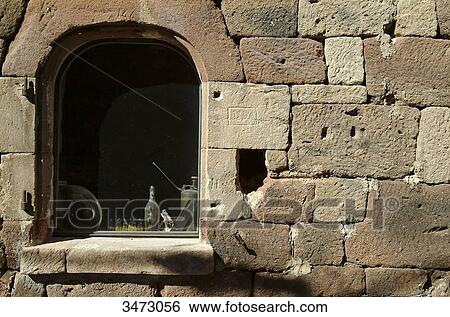 Stock Photograph - France, Ardeche, Bres, Detail of the Bres olive oil mill. Fotosearch