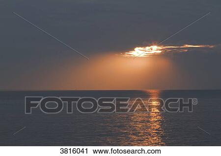 France, Bourgneuf Bay, sunset. View Large Photo Image Stock Image - France, Bourgneuf Bay, sunset.. Fotosearch