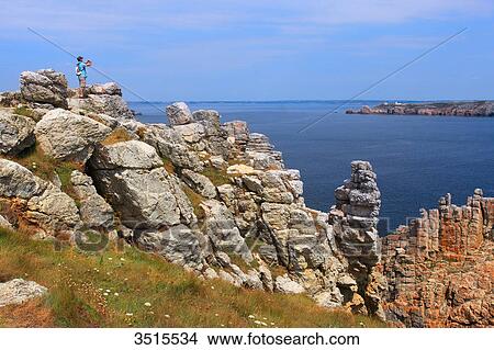 France, Brittany, Crozon Peninsula. Pen Hir cape. View Large Photo Image Picture - France, Brittany, Crozon Peninsula. Pen Hir cape.. Fotosearch