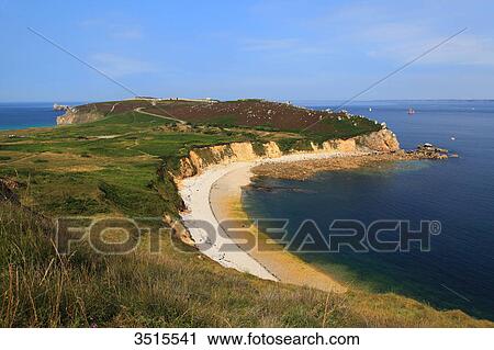 France, Brittany, Crozon Peninsula. Toulinguet cape. Pen Hat Cove. View Large Photo Image Stock Image - France, Brittany, Crozon Peninsula. Toulinguet cape. Pen Hat Cove.. Fotosearch