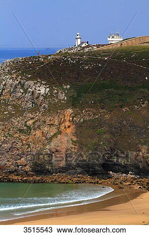 France, Brittany, Crozon Peninsula. Toulinguet cape. Pen Hat Cove. View Large Photo Image Stock Image - France, Brittany, Crozon Peninsula. Toulinguet cape. Pen Hat Cove.. Fotosearch