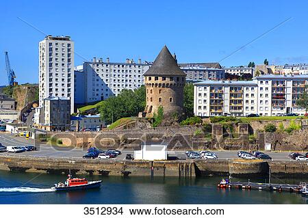 Picture - France, Brittany, Finistere, Brest.. Fotosearch
