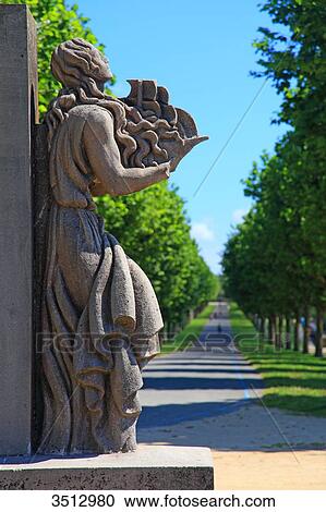 Stock Image - France, Brittany, Finistere, Brest. Cours Dajot. Jean Cras Monument. Fotosearch
