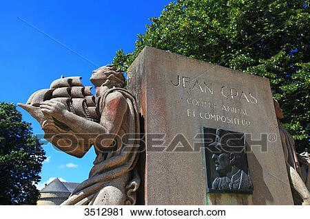 France, Brittany, Finistere, Brest. Jean Cras Monument. View Large Photo Image Stock Image - France, Brittany, Finistere, Brest. Jean Cras Monument.. Fotosearch