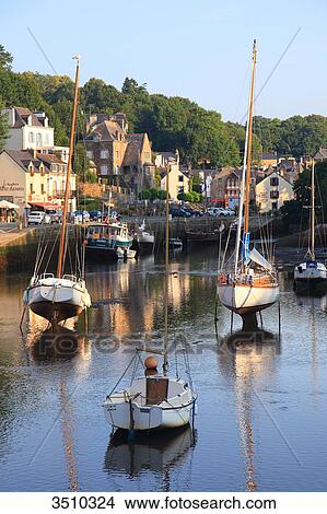 France, Brittany, Finistere, Pont Aven. View Large Photo Image Picture - France, Brittany, Finistere, Pont Aven.. Fotosearch
