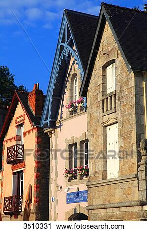 Stock Image - France, Brittany, Finistere, Pont Aven.. Fotosearch