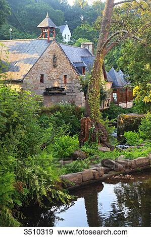 France, Brittany, Finistere, Pont Aven. View Large Photo Image Stock Photo - France, Brittany, Finistere, Pont Aven.. Fotosearch