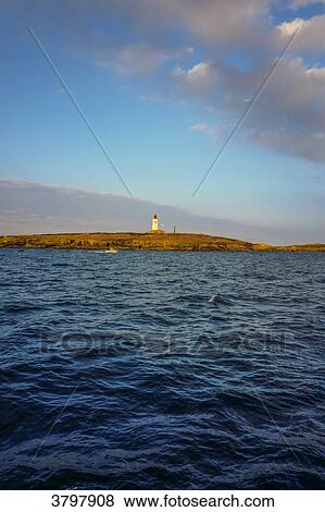 France, Brittany, Finistere, the Glenan islands, lighthouse on the Penfret island View Large Photo Image Stock Photo - France, Brittany, Finistere, the Glenan islands, lighthouse on the Penfret island. Fotosearch