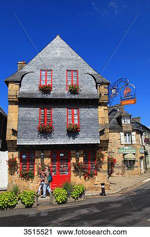 Stock Image - France, Brittany, Le Faou.. Fotosearch