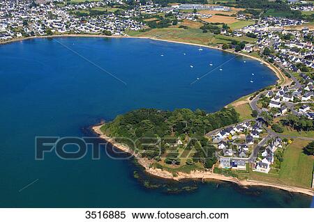 France, Brittany, Morbihan. Aerial view. Port Louis View Large Photo Image Stock Photography - France, Brittany, Morbihan. Aerial view. Port Louis. Fotosearch