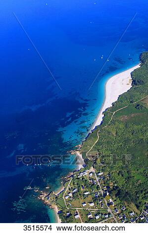 France, Brittany, Morbihan. Groix island. Les Grands Sables, one of Europe's rare convex beach. View Large Photo Image Picture - France, Brittany, Morbihan. Groix island. Les Grands Sables, one of Europe's rare convex beach.. Fotosearch