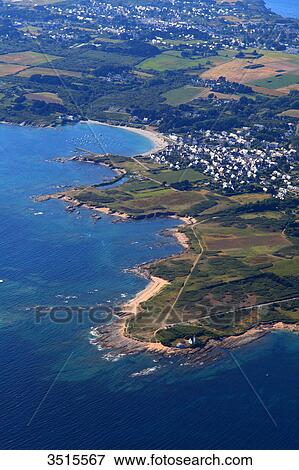 France, Brittany, Morbihan. Groix island. Cats Cape. Village of Locmaria. View Large Photo Image Stock Photo - France, Brittany, Morbihan. Groix island. Cats Cape. Village of Locmaria.. Fotosearch