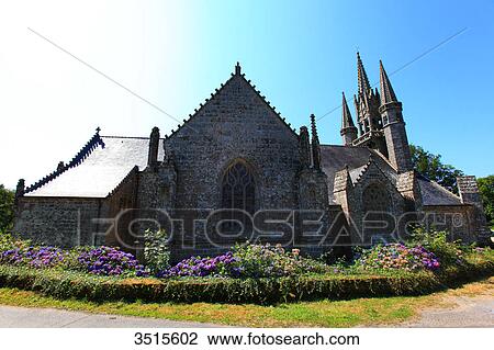 France, Brittany, Morbihan. Le Faouet or Ar Faoued. Saint Fiacre Chapel. View Large Photo Image Stock Image - France, Brittany, Morbihan. Le Faouet or Ar Faoued. Saint Fiacre Chapel.. Fotosearch