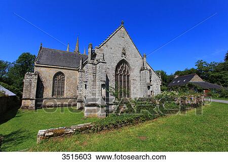 France, Brittany, Morbihan. Le Faouet or Ar Faoued. Saint Fiacre Chapel. View Large Photo Image Stock Image - France, Brittany, Morbihan. Le Faouet or Ar Faoued. Saint Fiacre Chapel.. Fotosearch