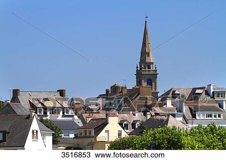 France, Brittany, Morbihan. Lorient. Port Louis. Aerial view. View Large Photo Image Stock Image - France, Brittany, Morbihan. Lorient. Port Louis. Aerial view.. Fotosearch