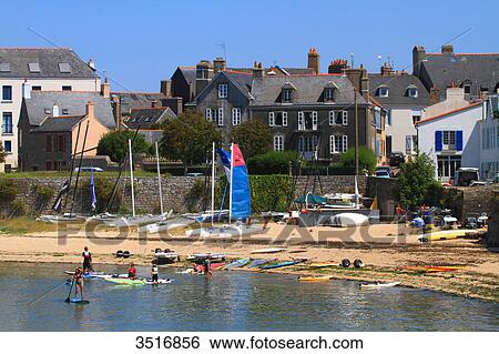 France, Brittany, Morbihan. Lorient. Aerial view. Port Louis. View Large Photo Image Stock Photograph - France, Brittany, Morbihan. Lorient. Aerial view. Port Louis.. Fotosearch