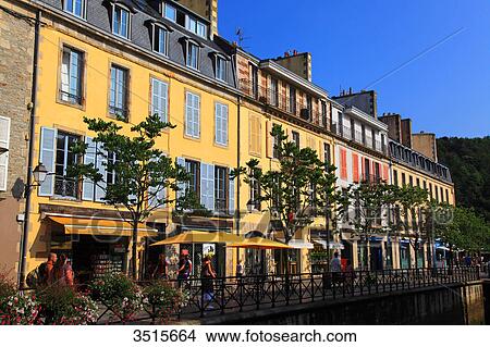 France, Brittany. Quimper. Old town. View Large Photo Image Picture - France, Brittany. Quimper. Old town.. Fotosearch